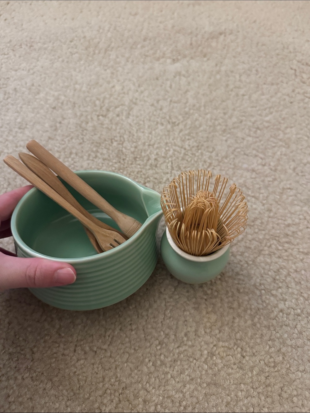 Matcha Ceramic Tea Set - Picture 2 of 4